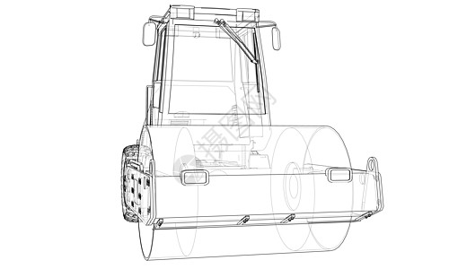 建筑机械 沥青压实机 vecto维修技术推土机路面施工草图蒸汽机器运输工程图片