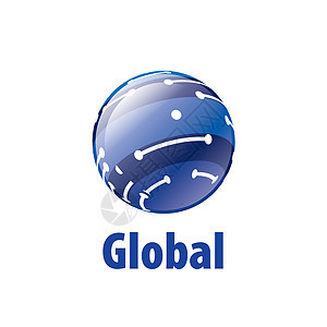 矢量标志 glob电脑技术芯片互联网数据地球插图全球商业社会图片