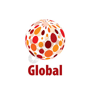 矢量标志 glob网络技术标签身份全球创造力圆圈地球公司社会图片