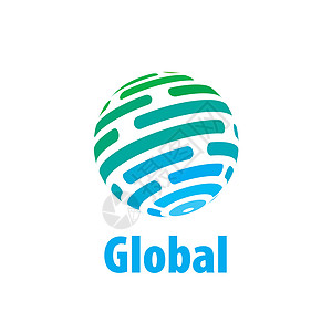 矢量标志 glob行星网络全球旅行世界白色身份圆圈标签创造力图片