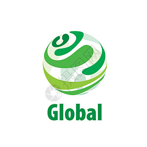 矢量图标 glob网络互联网世界轨道身份圆形绿色白色旅行标签图片