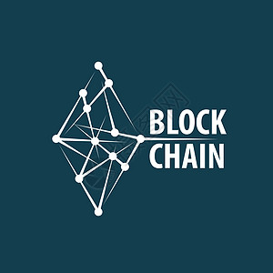 矢量标志 blockchai银行业互联网技术盒子网络商业安全银行数据交换图片