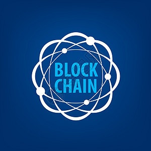 矢量标志 blockchai网络矿工代码安全货币创新数据金融电脑技术图片