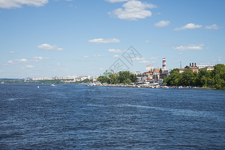 伏尔加河夏天老的高清图片