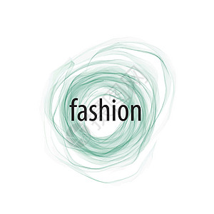 时尚的抽象标志  ico 的矢量插图身份圆圈网络创造力标签公司画笔圆形水彩标识图片