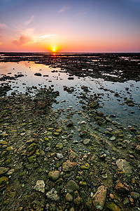 西班牙卡迪兹罗塔的科拉莱斯海滩 鱼笔天堂地平线海岸线蓝色海滩天际海岸太阳假期海景图片