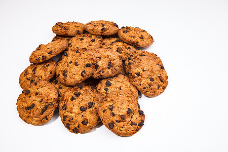 带有 cookie 的构成味道巧克力小吃食物糖果团体芯片花生饼干榛子图片