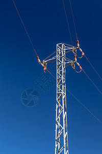 电镀绝缘子基础设施天空活力框架工程力量电缆环境金属图片