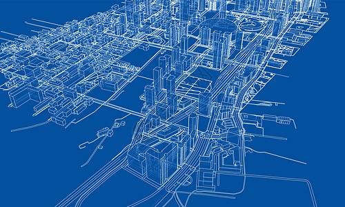概述城市概念 线框样式场景地平线景观建筑城市建筑学绘画鸟瞰图草图房子图片