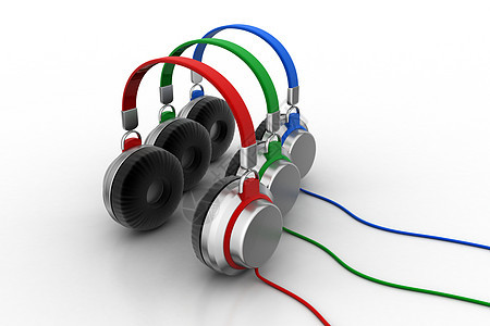 有线耳机生活文化音乐电缆收音机电气金属工作室机动性白色图片