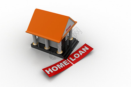 房屋贷款概念信用抵押房子预报住房金融插图小屋房地产销售图片