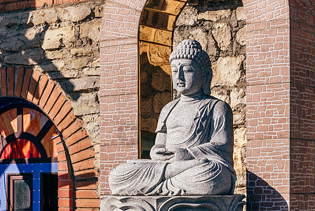 佛像雕像雕塑旅行艺术古董寺庙宗教教会佛教徒雕刻建筑学图片
