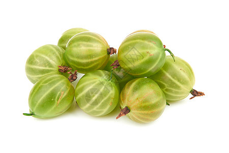 白色的鹅莓绿色食物醋栗水果图片