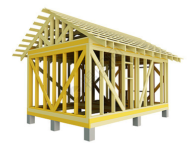家庭建筑隔离螺柱住房材料木头木材窗户建造插图地面3d图片