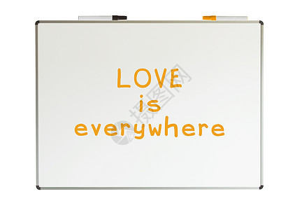 爱无处不在 写在白板上图片