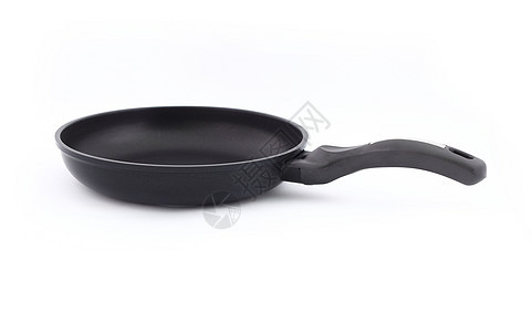 煎锅白色健康食物黑色油炸烹饪厨房金属厨具用具图片