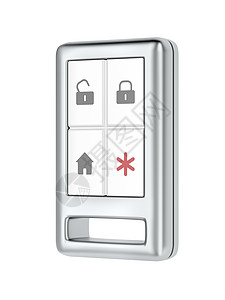 家用警报系统的遥控控制系统按钮入口安全金属控制汽车房子电子车库钥匙图片
