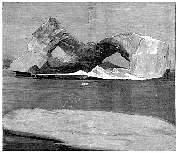 史密斯声音的冰形拱门 古代雕刻图片