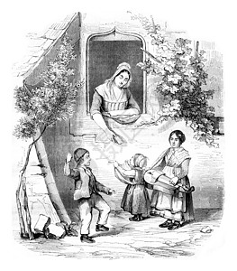 1842 绘画展览 小Piemontais由Elisa Blon小姐制作图片