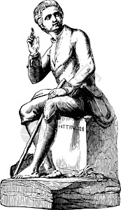雕刻画了惠廷顿的肖像 聆听隆德的钟声图片