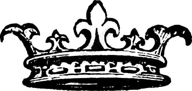 古代国王戴的勋章 作为皇室 王位和王位的象征背景图片