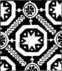 世纪汇广场13 世纪的编织设计也是 14 世纪的编织设计插画
