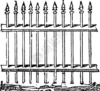 酒吧栅栏复古雕刻图片