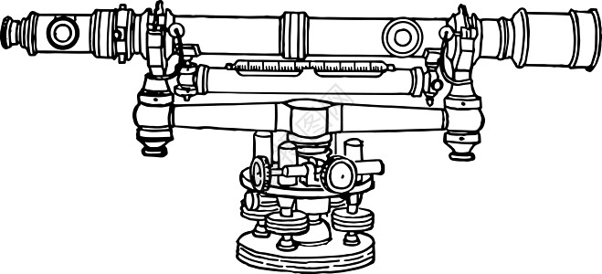 测量师级别 古董插图图片