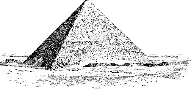 吉萨古埃及古代古代雕刻的伟大金字塔图片