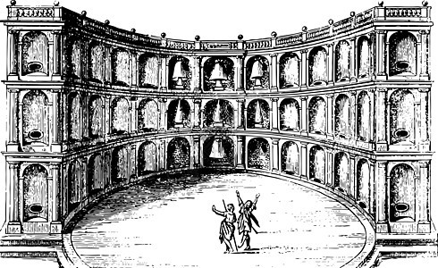 剧场的戏剧是罗马古典图片