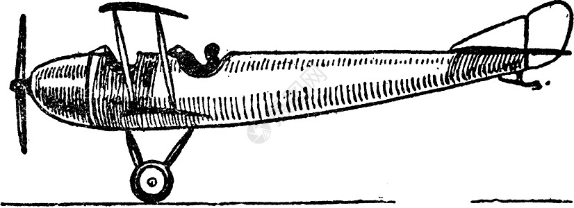 航空飞机高尾部中度高度姿态设计 老式插图图片