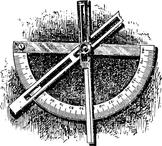 笔式高空计古董插图图片