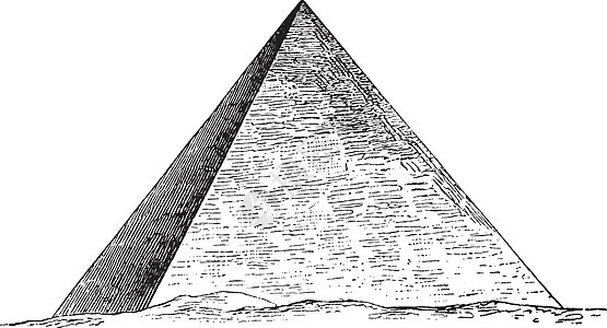 吉萨的大金字塔 埃及建筑 古代雕刻图片