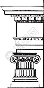 罗马离子秩序柱起源于 6 世纪中叶图片
