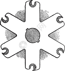 裂谷锯 古代插图图片