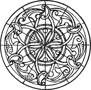 循环板是一个14世纪的设计图片