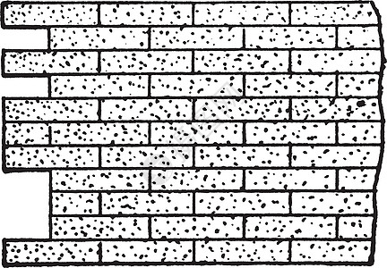 砌体齿墙复古雕刻图片
