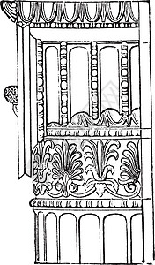 雅典寺的Ionic Angle列图片