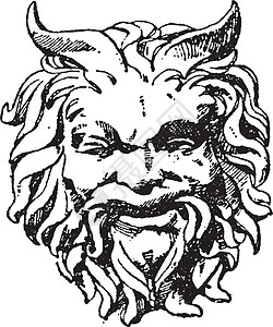 色狼面具是在意大利文艺复兴时期由桑索设计的图片