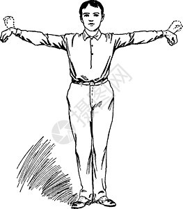 运动复古插画白色插图艺术黑色绘画手臂雕刻背景图片