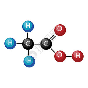 白色背景上的 Sience 分子矢量插图图片