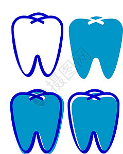 齿矢量颜色说明牙龈保健牙齿插图牙科绘画凹痕牙周图片
