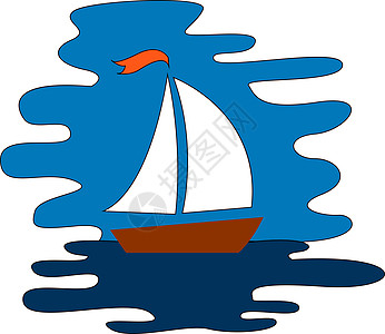 杨帆插画_杨帆卡通_杨帆插图_手绘_板绘_摄图网