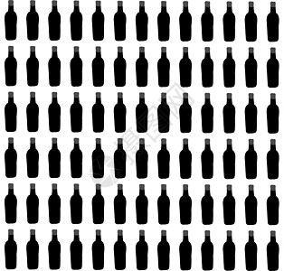 白色背景上的酒瓶酒精艺术纺织品插图卡通片装饰餐厅装饰品酒吧玻璃背景图片