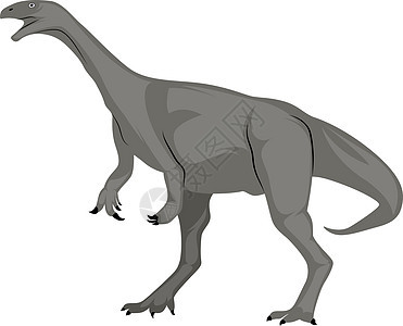 白色背景上的灰色野生动物蜥蜴爬虫乐趣漫画荒野吉祥物牙齿化石生物图片