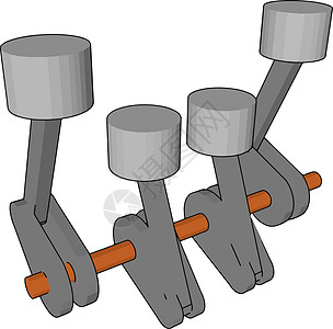 Piston 或矢量或颜色插图图片