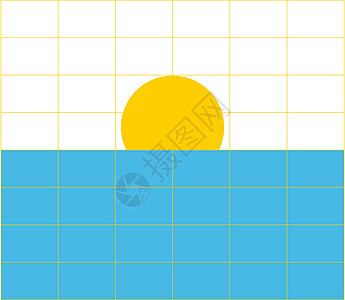 初升的太阳矢量或彩色图案背景图片