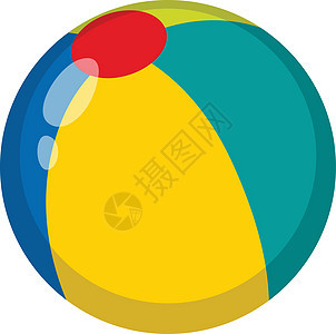 玩具球 矢量或颜色说明图片