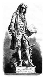 Carpeaux的Watteau雕像 古代雕刻图片