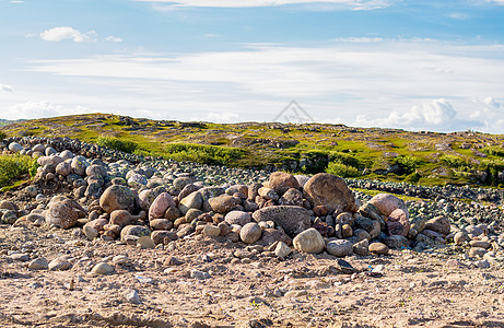 几块巨石悬崖天空石头植被生态卵石岩石山顶风景爬坡图片